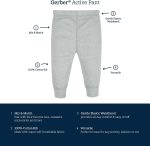 Gerber Baby Boys' Multi-Pack Pants - Image 6
